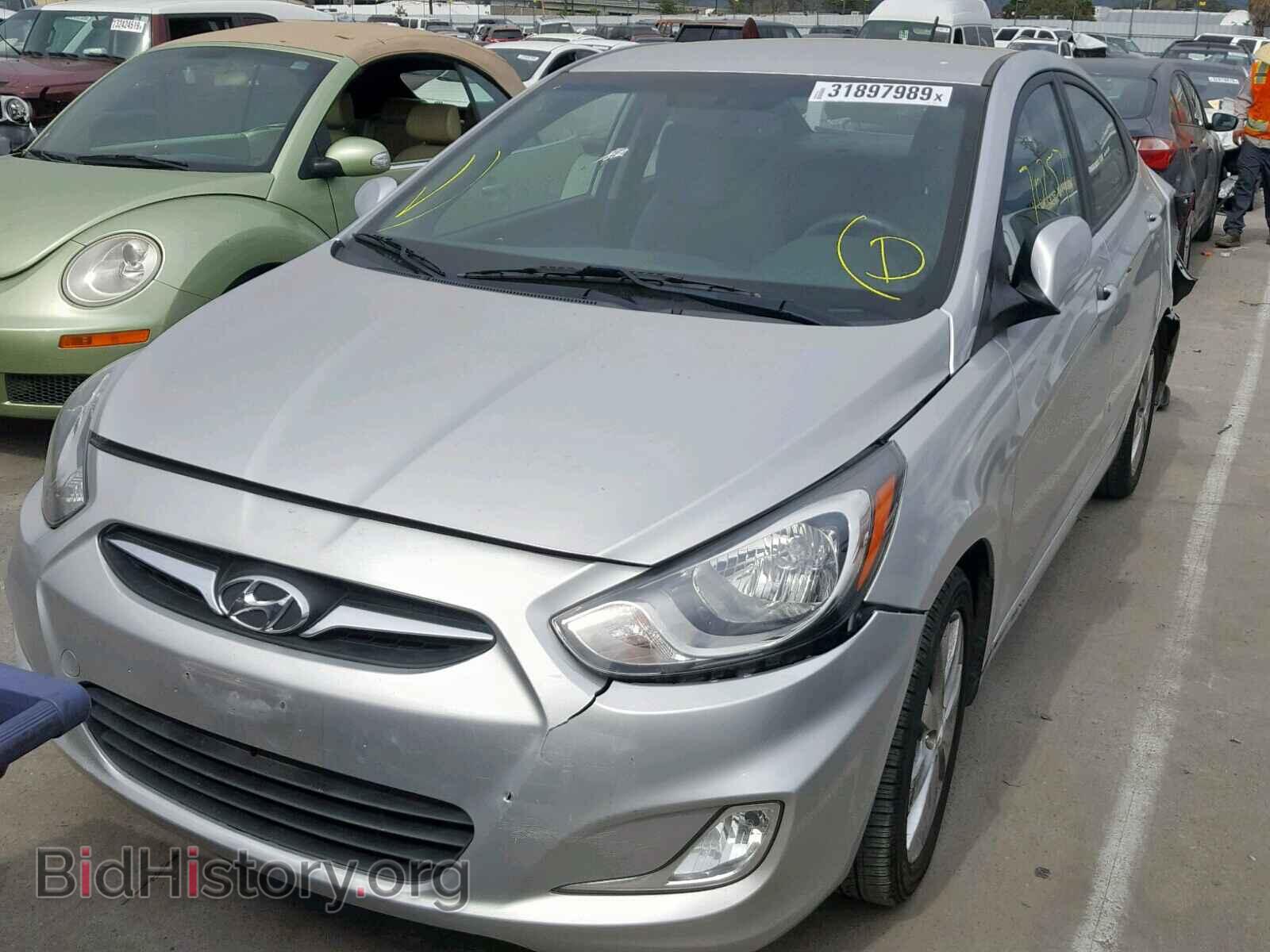 2013 HYUNDAI ACCENT - VIN: KMHCU4AE2DU432716 - Фото 2