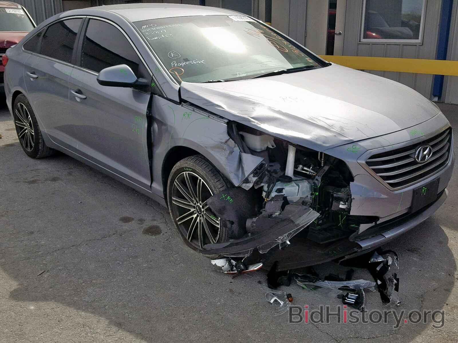 Photo 5NPE24AFXGH302144 - HYUNDAI SONATA 2016