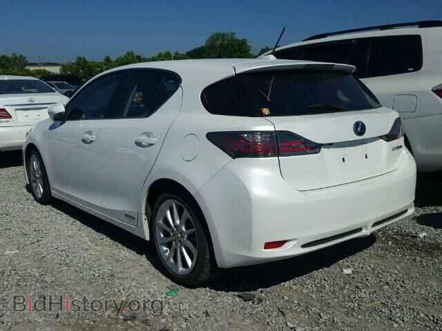 2012 LEXUS CT 200 - VIN: JTHKD5BH0C2062549 - Фото 3