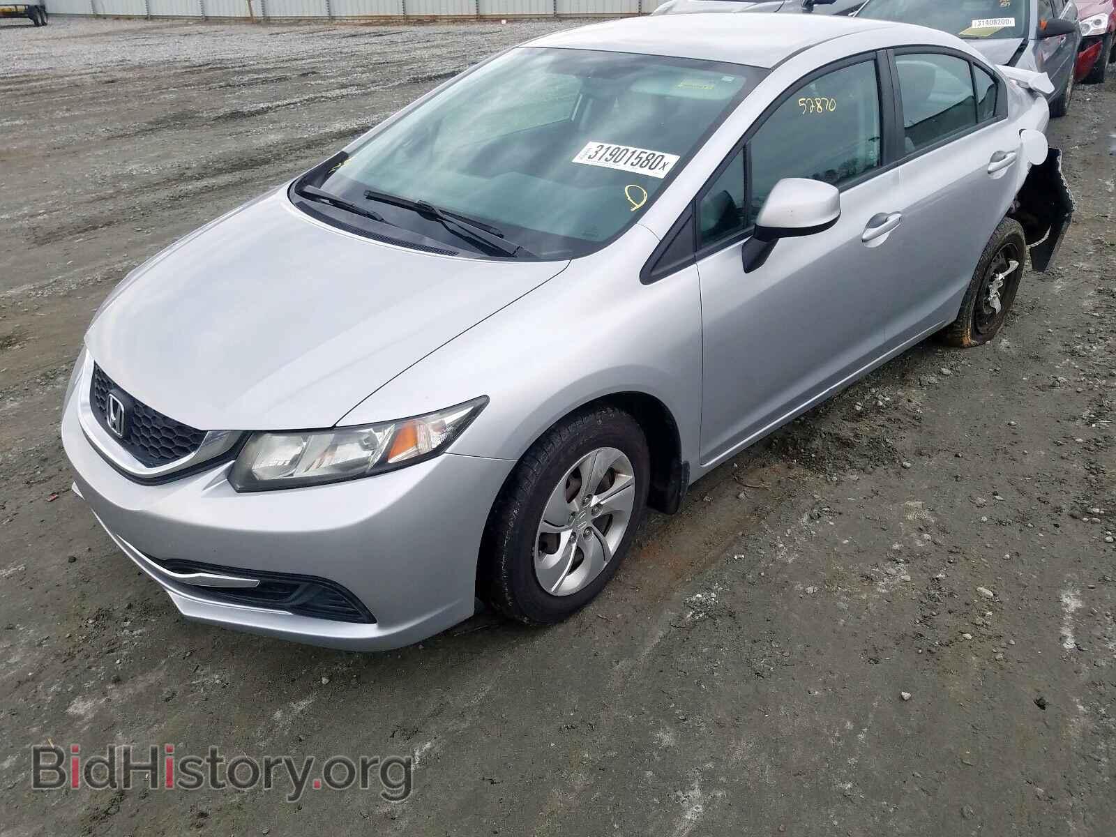 2013 HONDA CIVIC - VIN: 2HGFB2F51DH548501 - Фото 2
