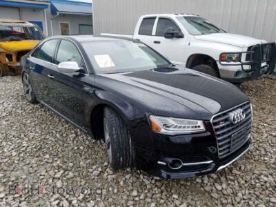 2016 Audi S8 S8 Quattro, black — VIN WAUJSAFD2GN004110, Copart