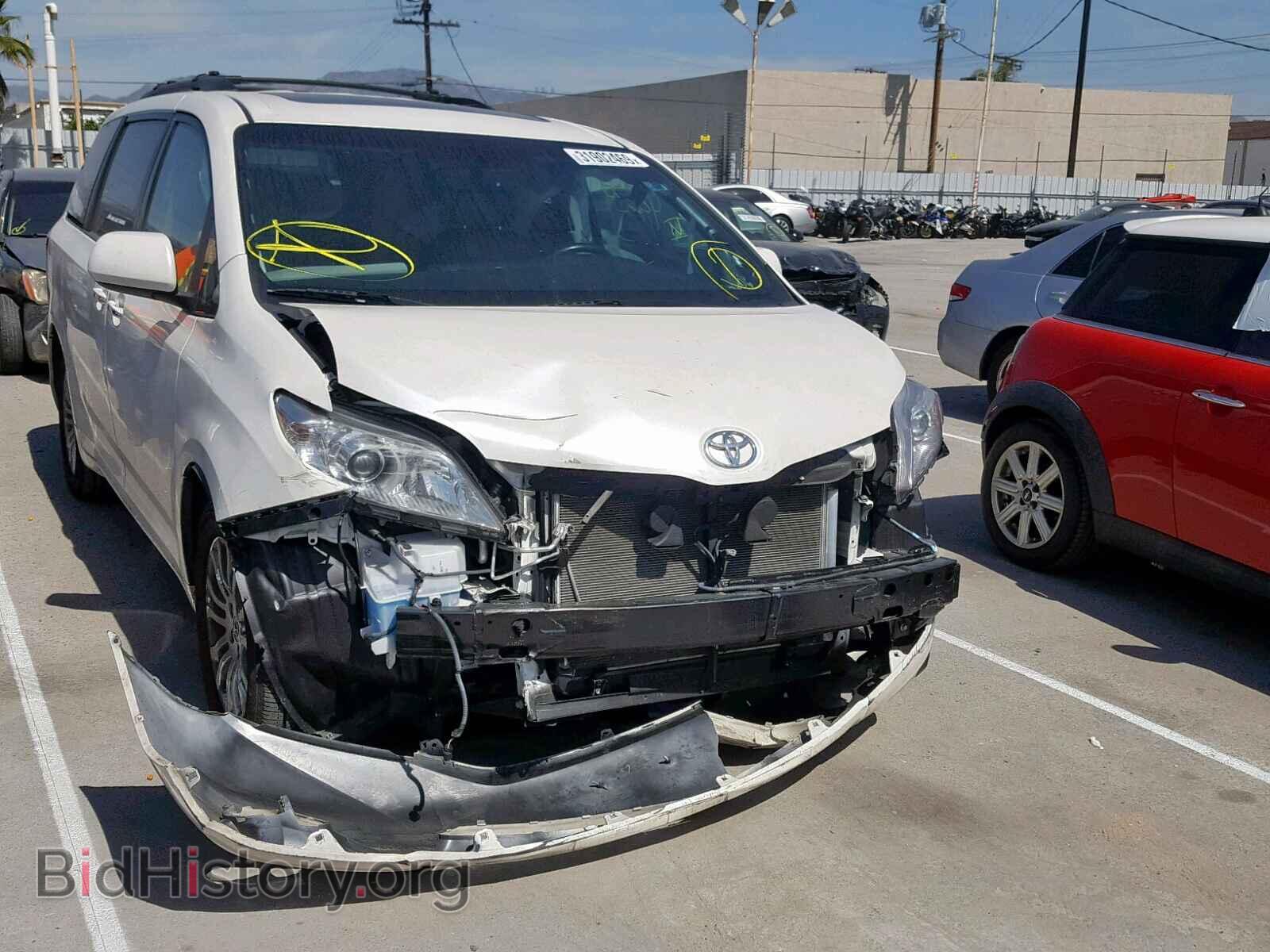 Photo 5TDYK3DC6FS666188 - TOYOTA SIENNA XLE 2015
