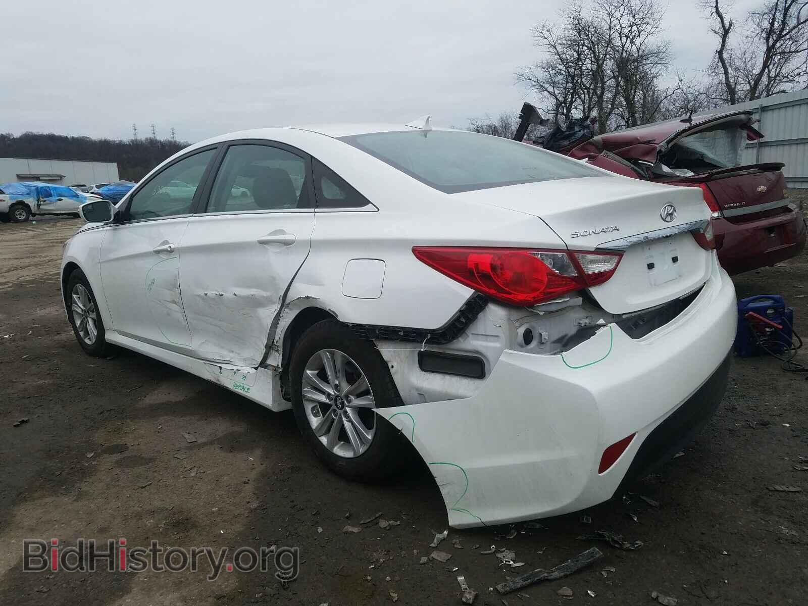 2014 HYUNDAI SONATA - VIN: 5NPEB4AC2EH910176 - Фото 3
