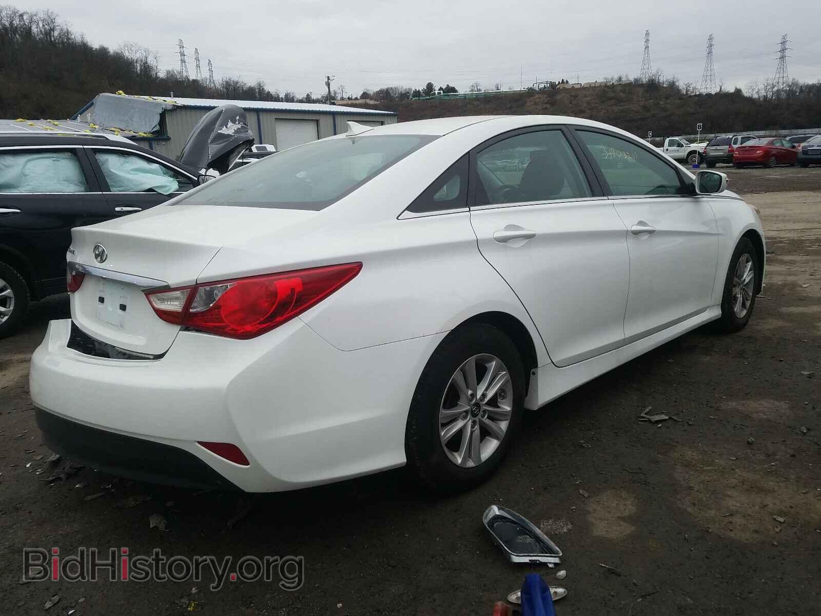 2014 HYUNDAI SONATA - VIN: 5NPEB4AC2EH910176 - Фото 4