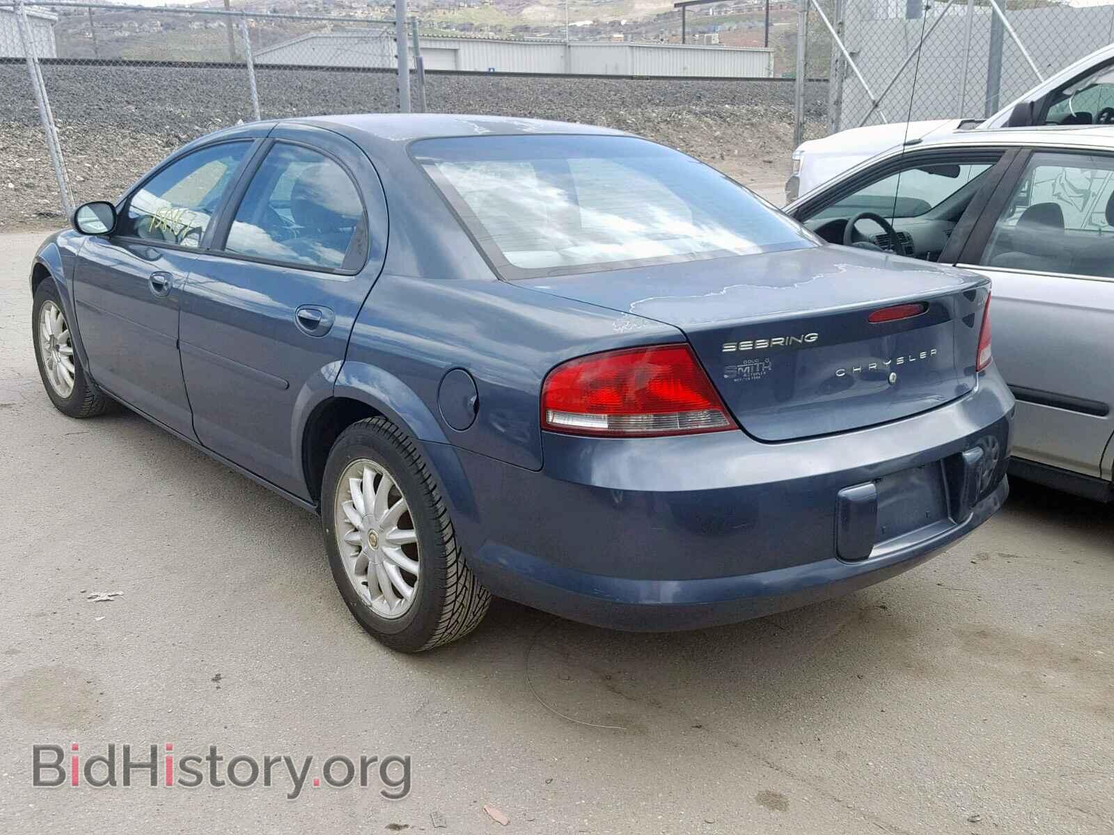 2002 CHRYSLER SEBRING - VIN: 1C3EL46R22N168565 - Фото 3