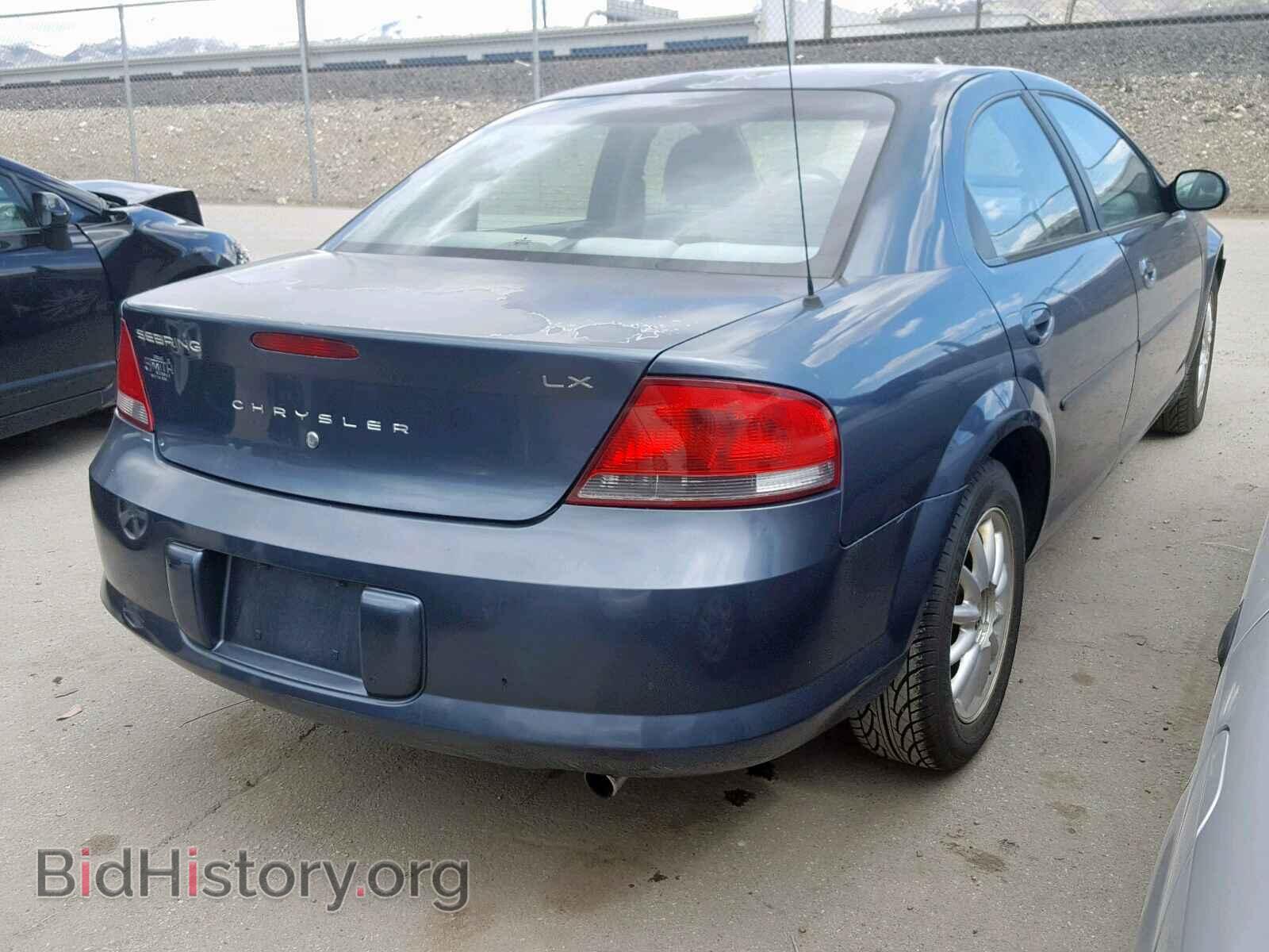 2002 CHRYSLER SEBRING - VIN: 1C3EL46R22N168565 - Фото 4