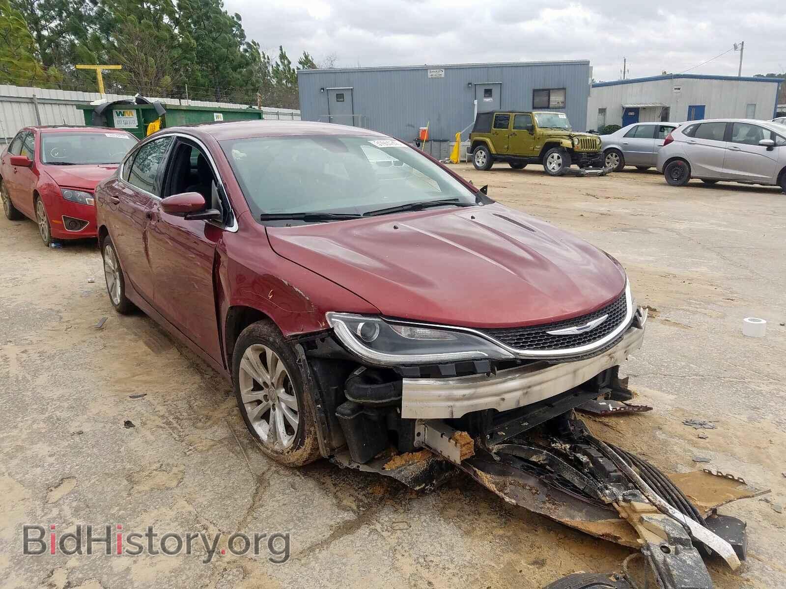 Фотография 1C3CCCAB5FN630618 - CHRYSLER 200 2015