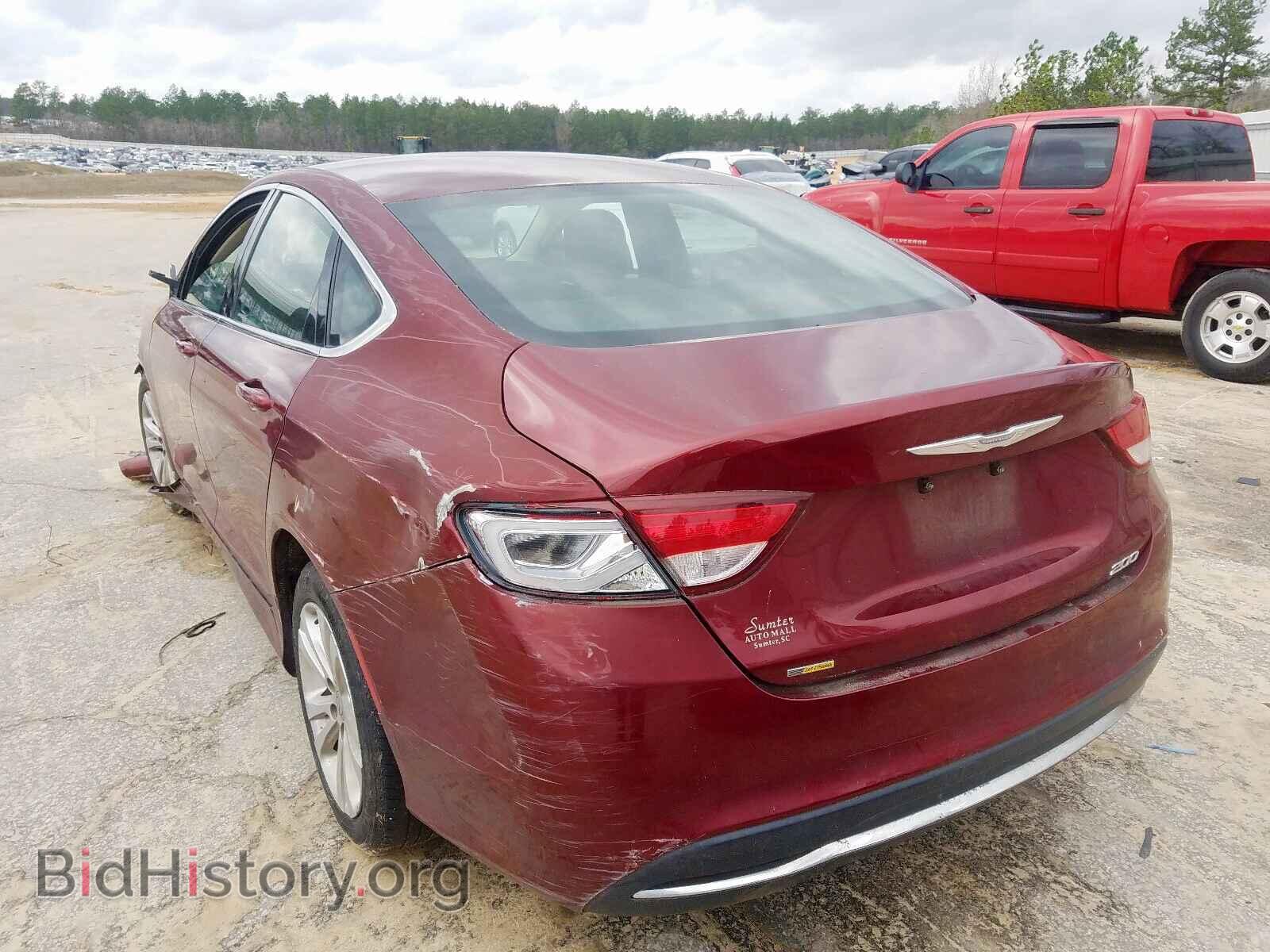 2015 CHRYSLER 200 - VIN: 1C3CCCAB5FN630618 - Фото 3