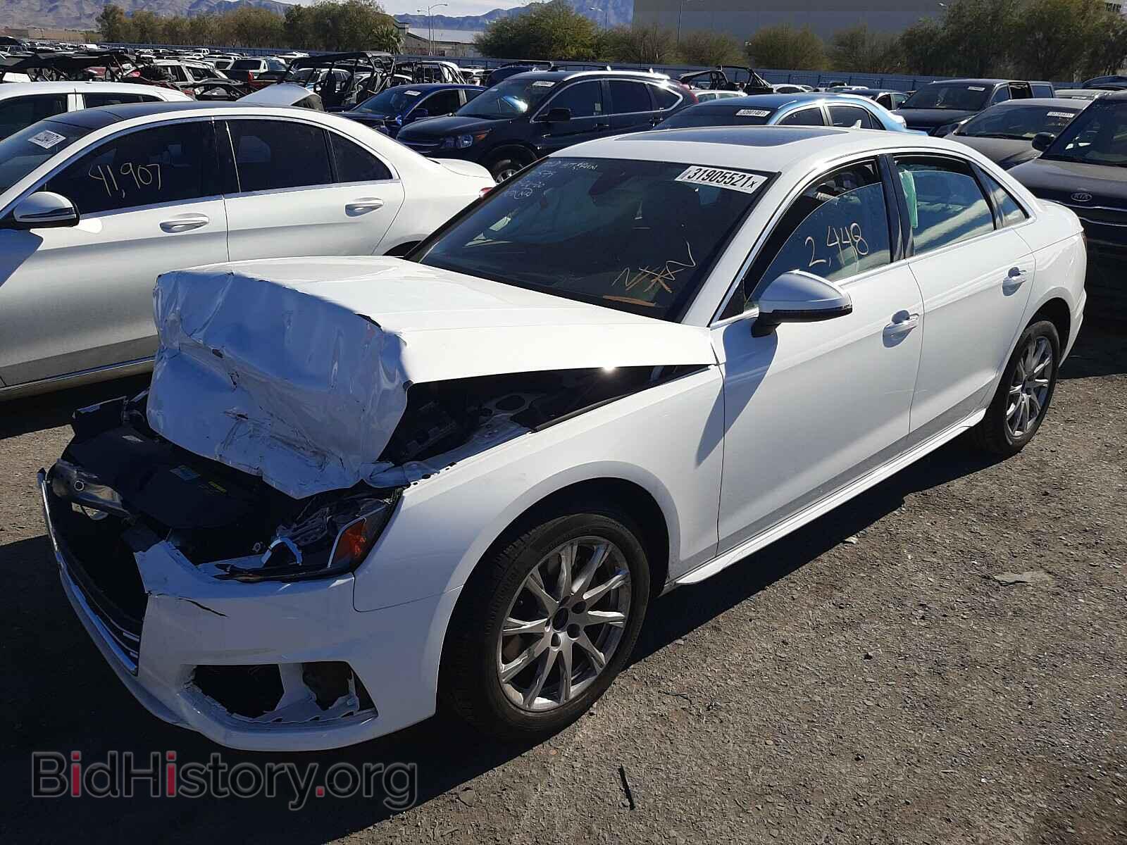 2020 AUDI A4 - VIN: WAUGMAF47LA054118 - Фото 2