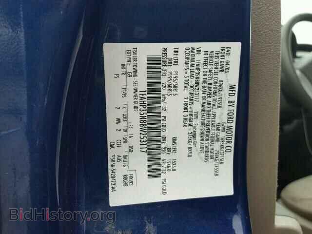 2008 FORD FOCUS - VIN: 1FAHP35N88W253117 - Фото 10