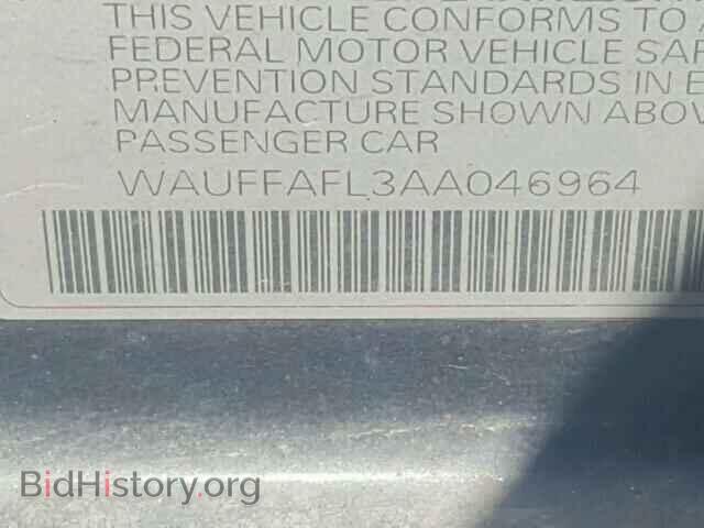 2010 AUDI A4 - VIN: WAUFFAFL3AA046964 - Фото 10