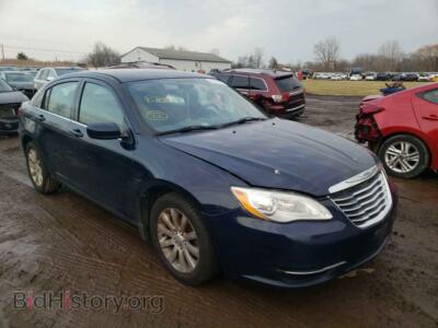 2013 Chrysler 200, синий — VIN 1C3CCBBB3DN727290, Copart
