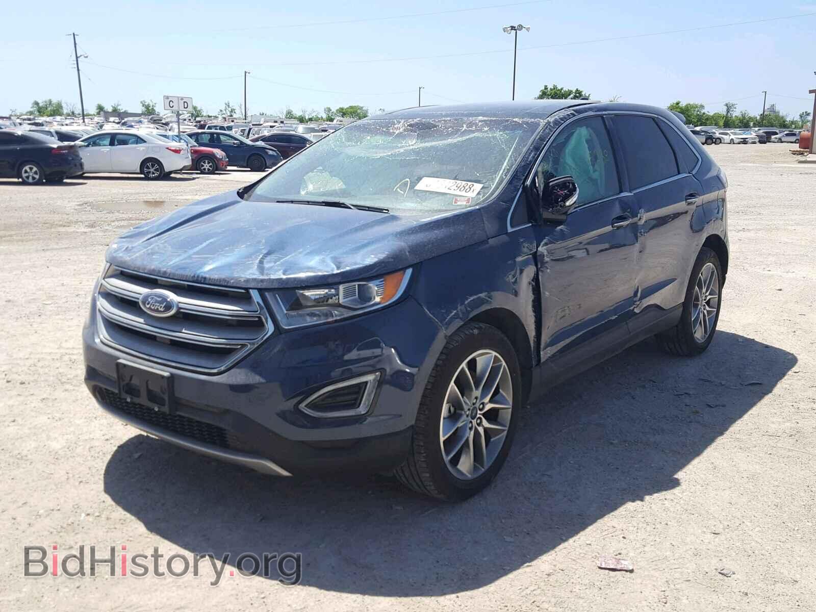2017 FORD EDGE - VIN: 2FMPK4K82HBB37563 - Фото 2