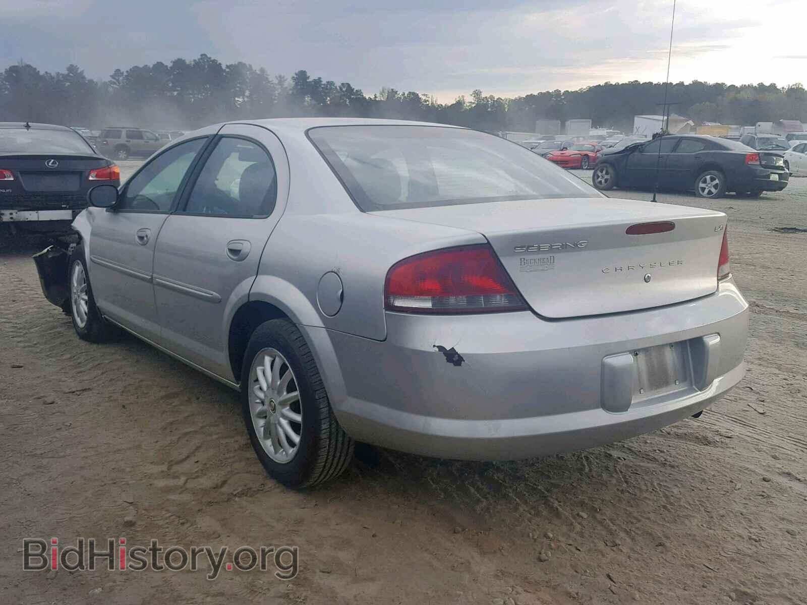 2003 CHRYSLER SEBRING - VIN: 1C3EL56R43N562723 - Фото 3