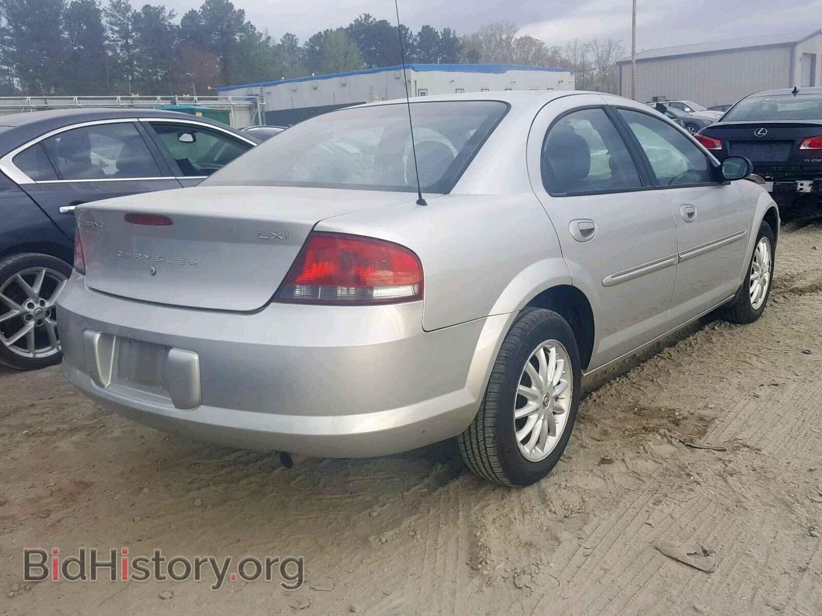 2003 CHRYSLER SEBRING - VIN: 1C3EL56R43N562723 - Фото 4