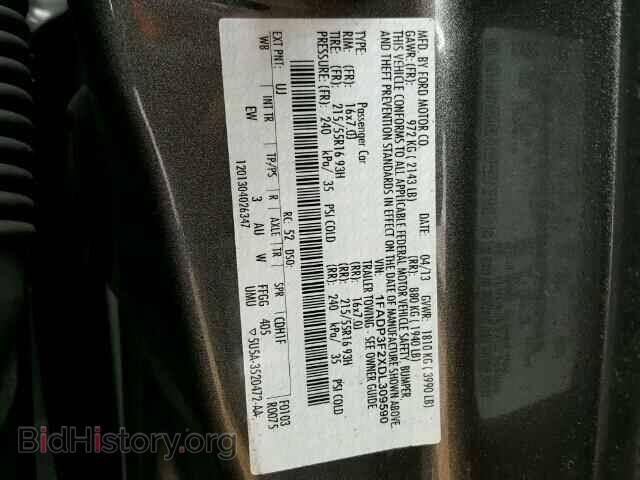 2013 FORD FOCUS - VIN: 1FADP3F2XDL309590 - Фото 10