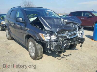2016 Dodge JOURNEY SE, серый — VIN 3C4PDCAB4GT146791, Copart