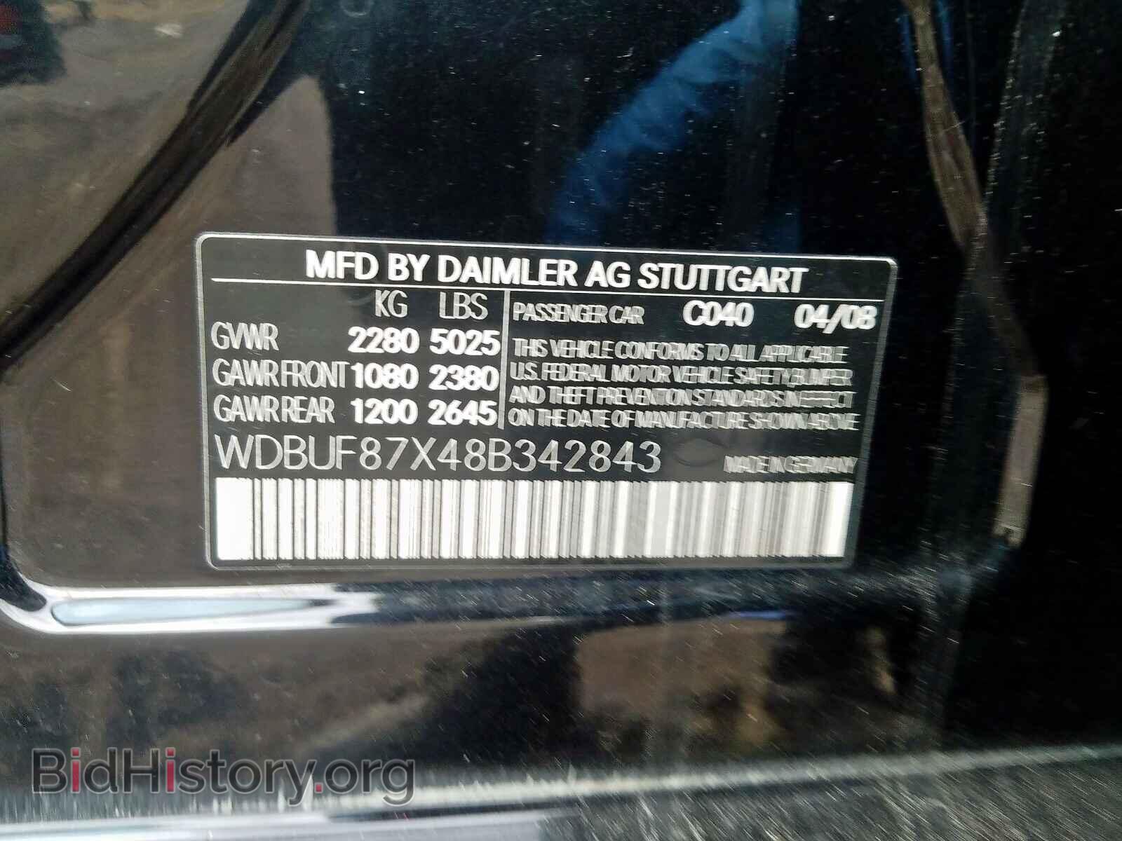 2008 MERCEDES-BENZ E CLASS - VIN: WDBUF87X48B342843 - Фото 10
