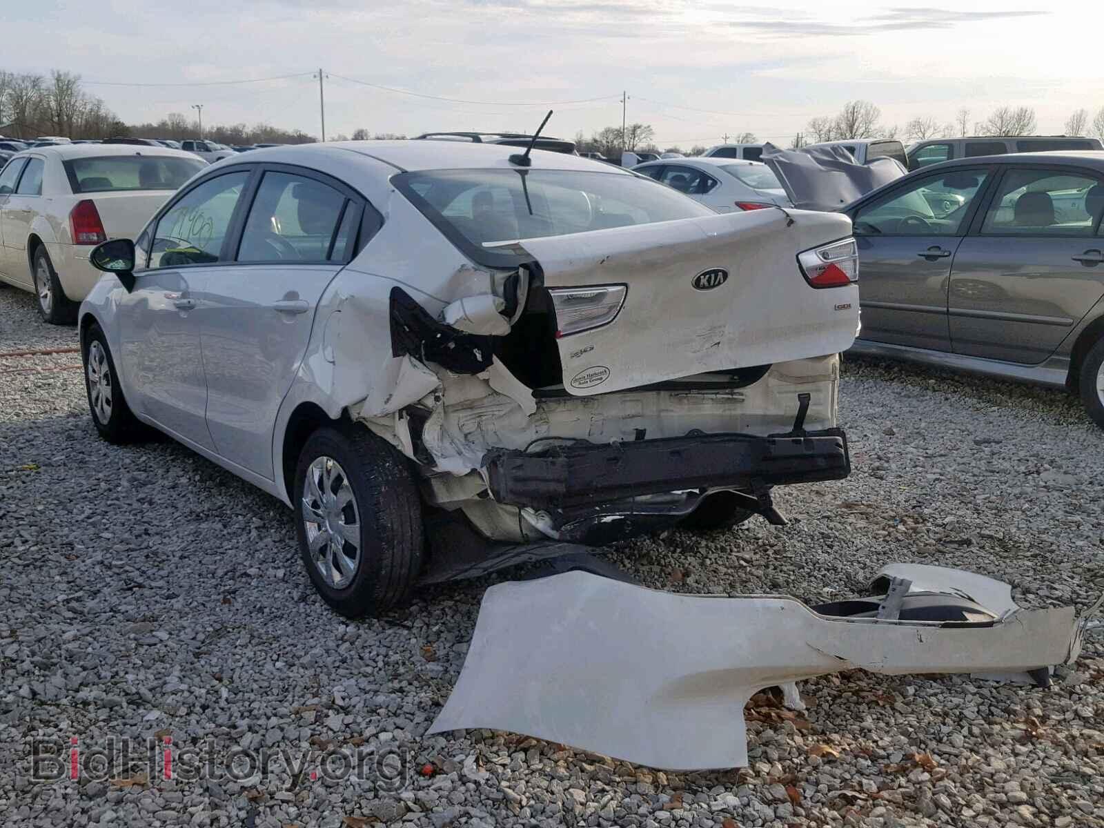 2014 KIA RIO - VIN: KNADM4A35E6324911 - Фото 3