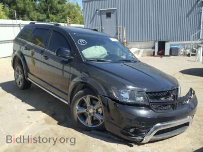 2017 Dodge JOURNEY Journey CR, black — VIN 3C4PDCGG8HT537043, Copart