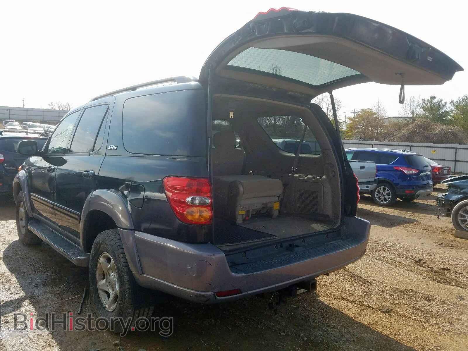 2002 TOYOTA SEQUOIA - VIN: 5TDBT44A82S122504 - Фото 3