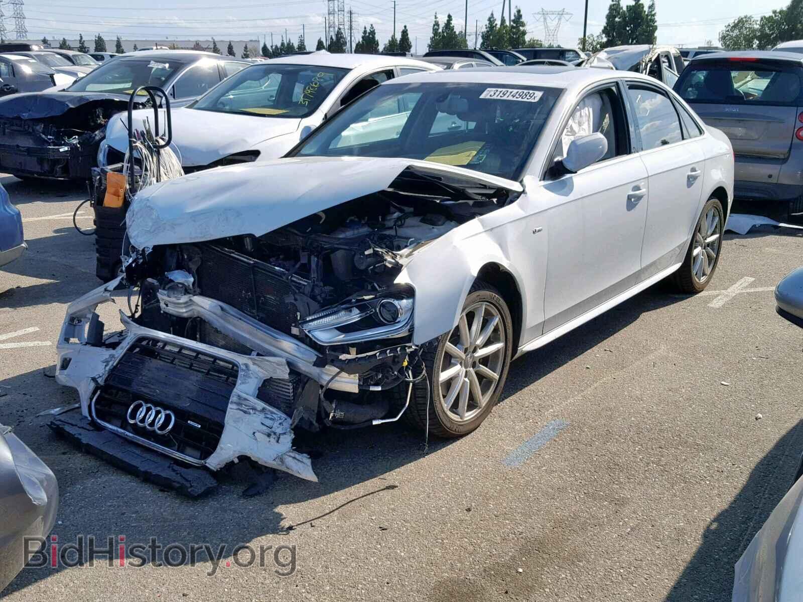 2014 AUDI A4 - VIN: WAUFFAFL9EN031657 - Фото 2