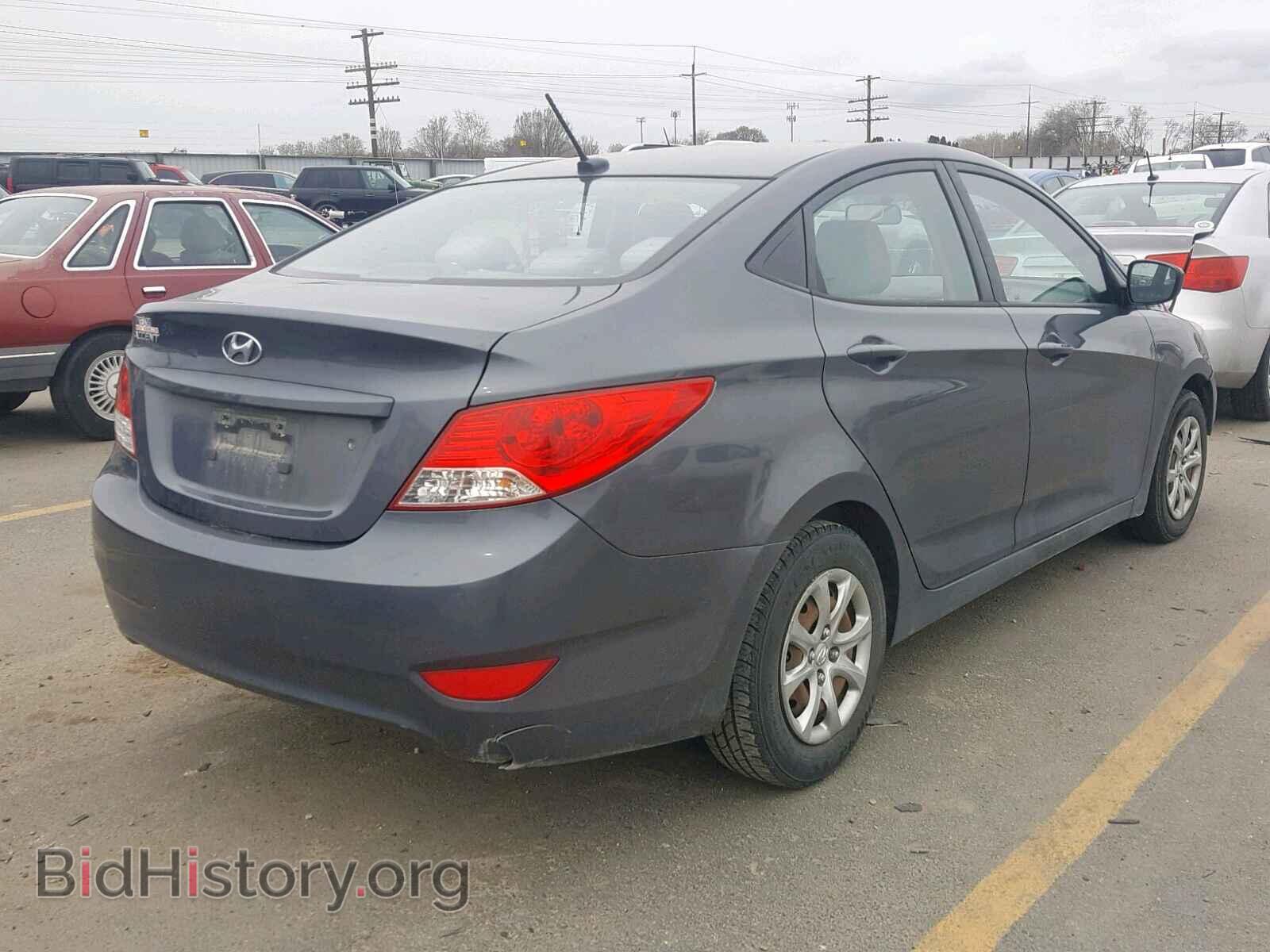 2013 HYUNDAI ACCENT - VIN: KMHCT4AE1DU368722 - Фото 4