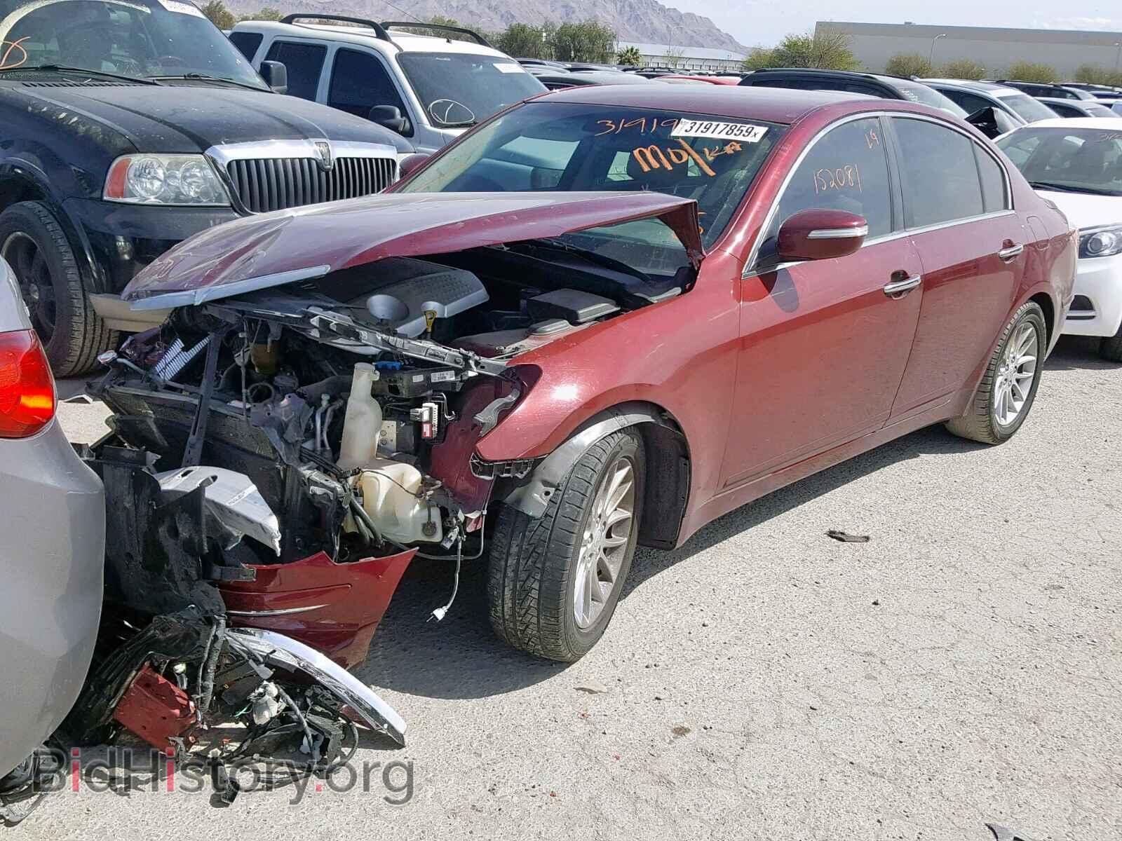 2011 HYUNDAI GENESIS - VIN: KMHGC4DEXBU137442 - Фото 2