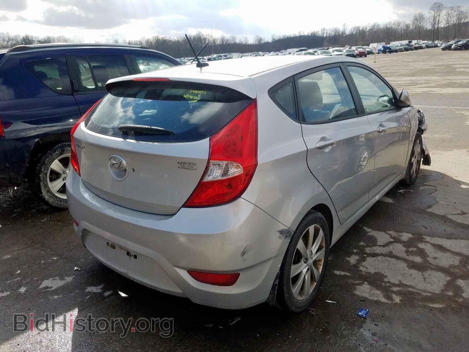 2012 HYUNDAI ACCENT - VIN: KMHCU5AE8CU041610 - Фото 4
