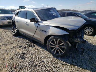 2017 Jaguar F-PACE F-Pace PRE, silver — VIN SADCK2BVXHA497453, Copart