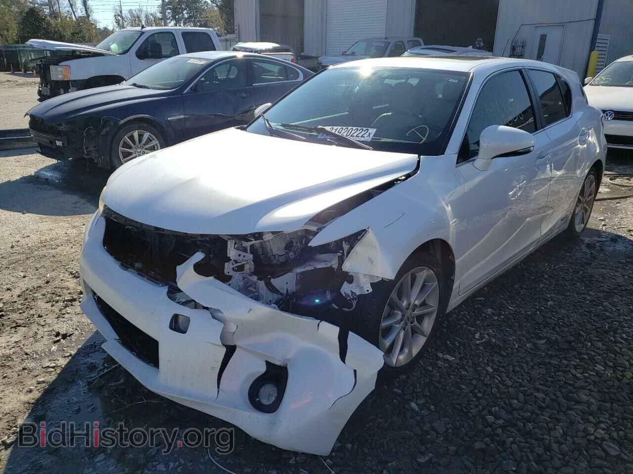 2012 LEXUS CT 200 - VIN: JTHKD5BH6C2104481 - Фото 2