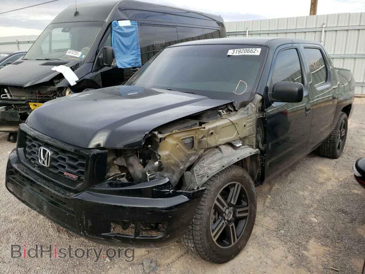 2013 HONDA RIDGELINE - VIN: 5FPYK1F72DB014360 - Фото 2
