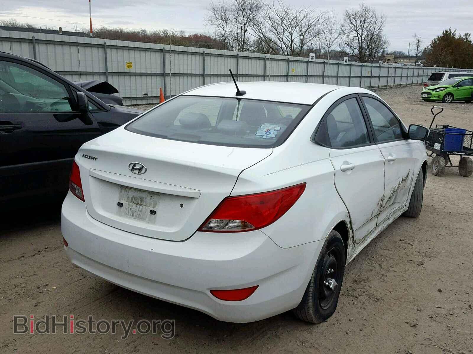 2015 HYUNDAI ACCENT - VIN: KMHCT4AE2FU887698 - Фото 4