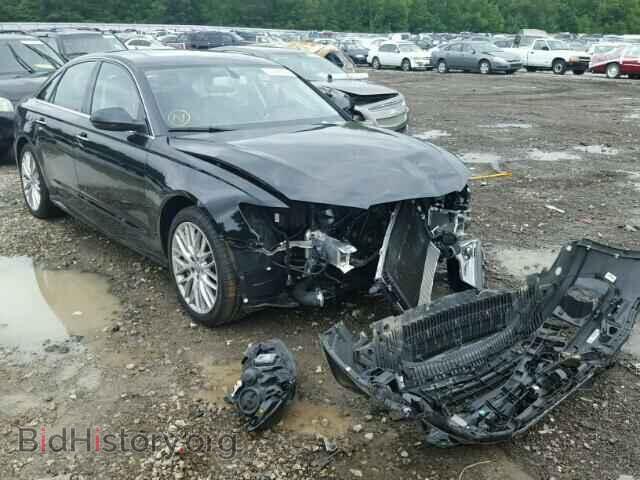 2016 Audi A6 A6 Premium (VIN WAUGFAFC6GN050156) — photo 1 of 10, Copart, damage: front end