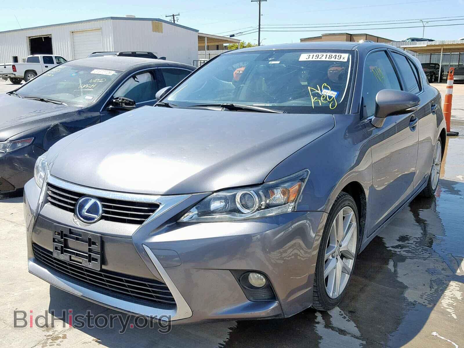 2014 LEXUS CT 200 - VIN: JTHKD5BH8E2200096 - Фото 2