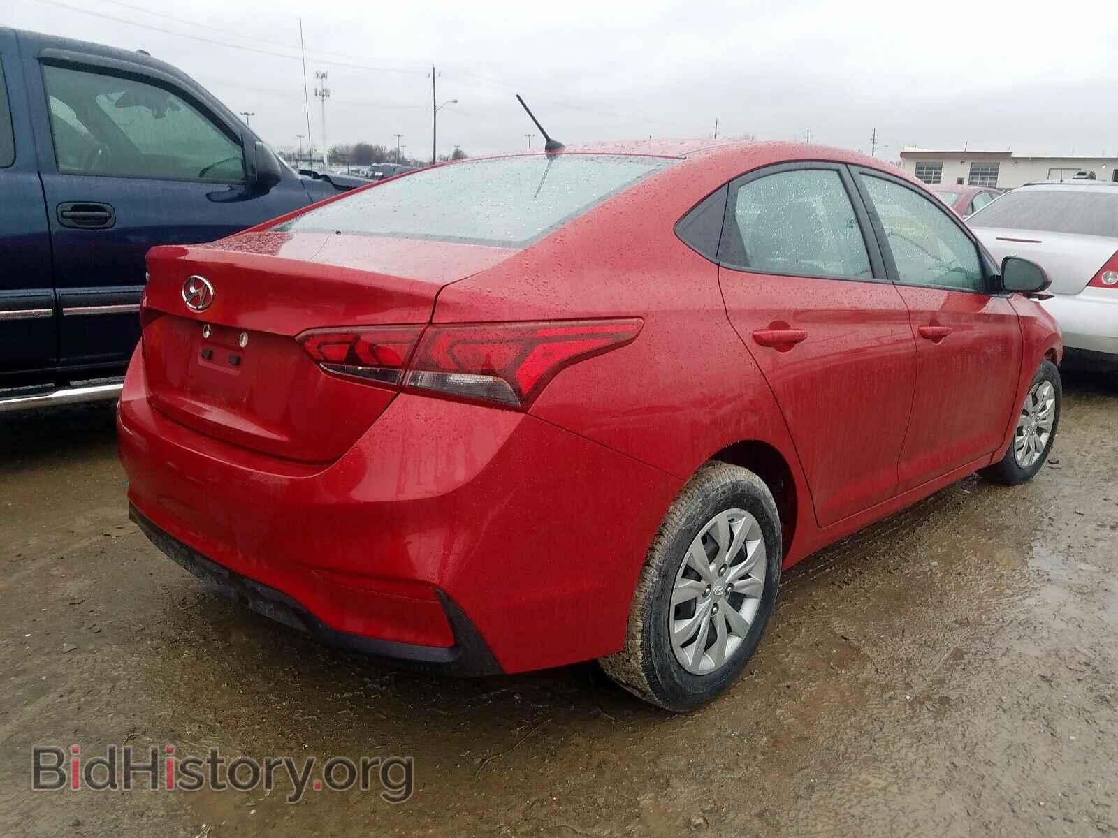 2018 HYUNDAI ACCENT - VIN: 3KPC24A37JE033254 - Фото 4