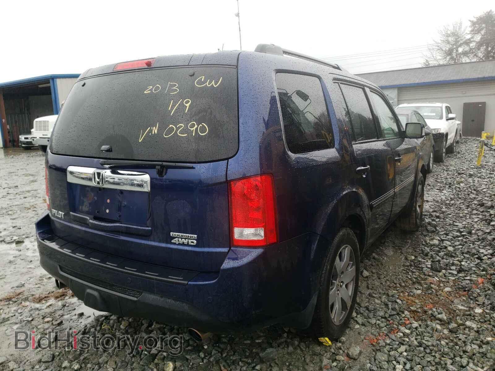 2013 HONDA PILOT - VIN: 5FNYF4H99DB040290 - Фото 4