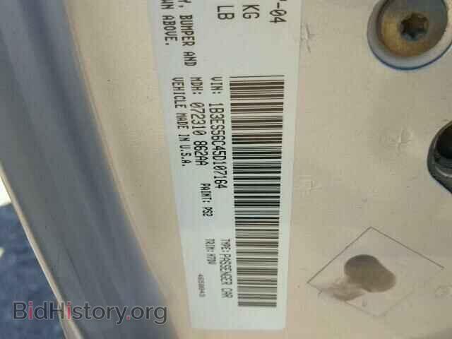 2005 DODGE NEON - VIN: 1B3ES56C45D107164 - Фото 10