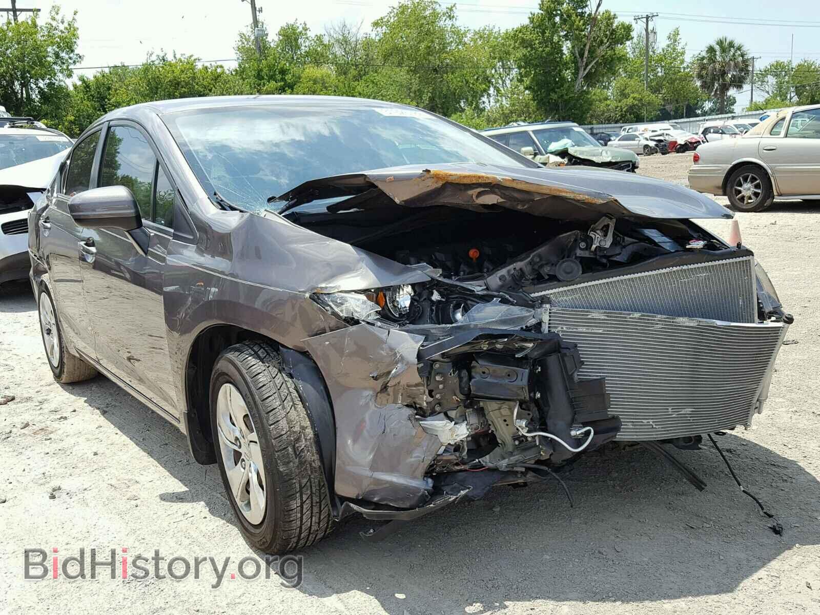 Фотография 19XFB2F59EE010589 - HONDA CIVIC LX 2014