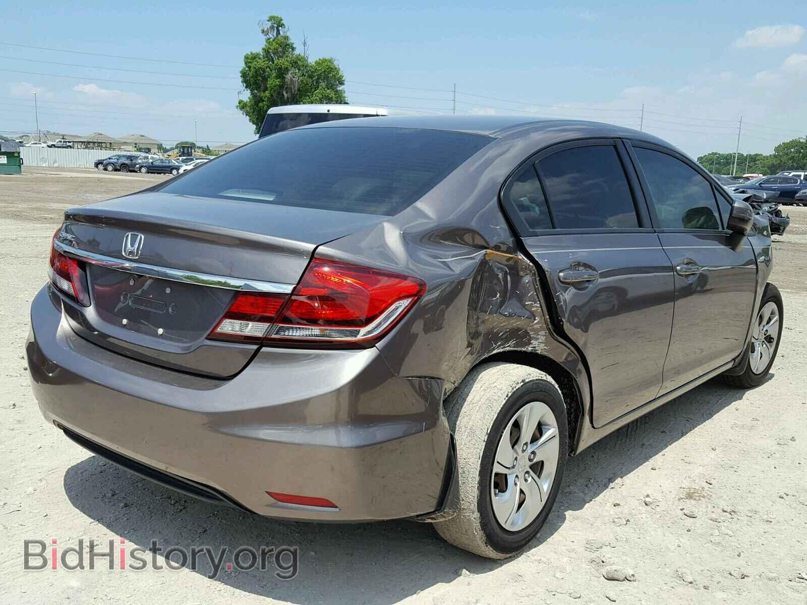 2014 HONDA CIVIC LX - VIN: 19XFB2F59EE010589 - Фото 4