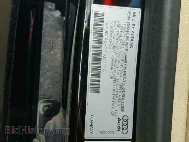 2007 AUDI A4 - VIN: WAUDF48H07K020116 - Photo 10