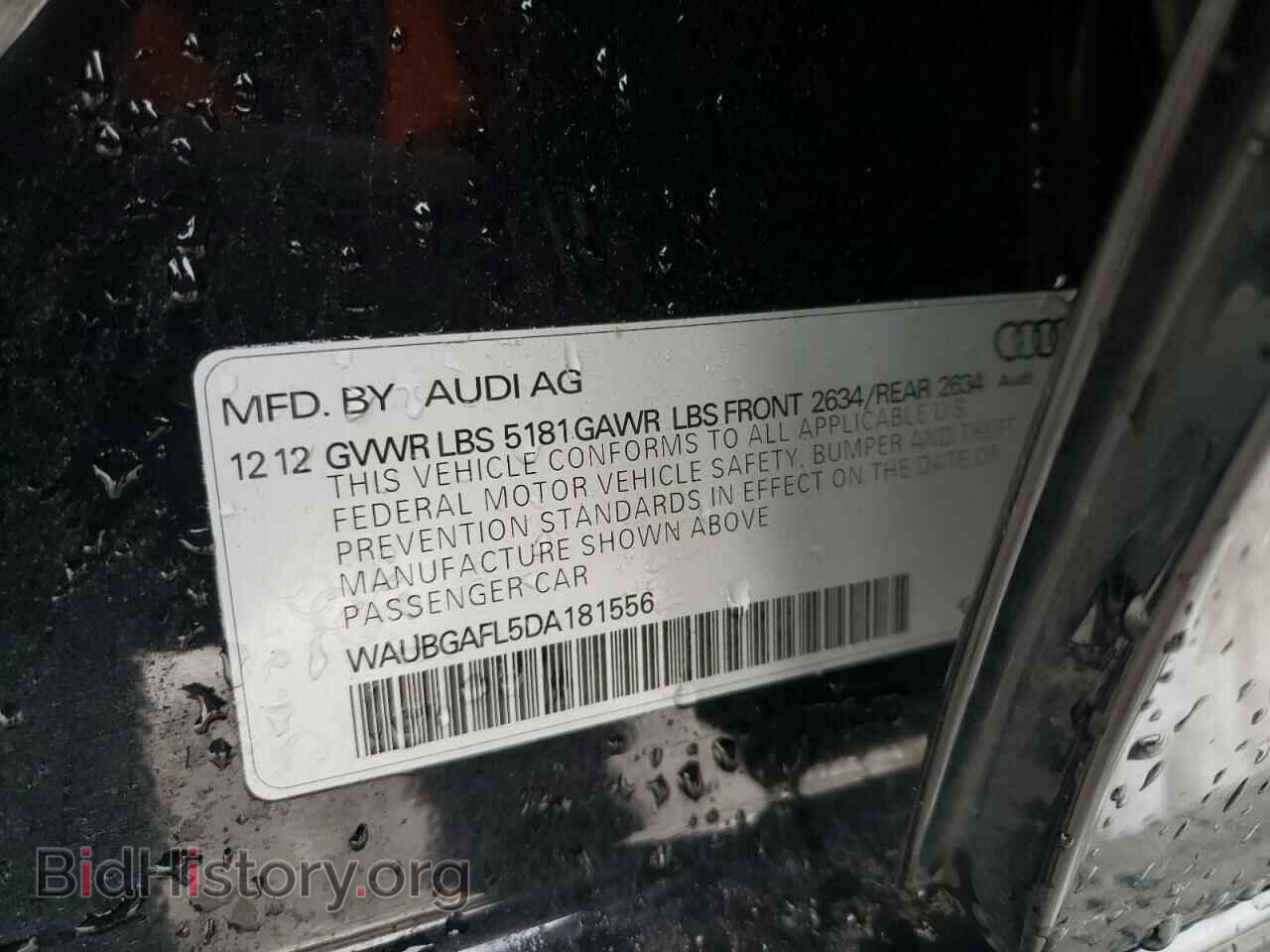 2013 AUDI S4/RS4 - VIN: WAUBGAFL5DA181556 - Photo 10