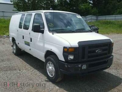 2010 Ford ECONOLINE, white — VIN 1FTNE2EL4ADA60170, Copart
