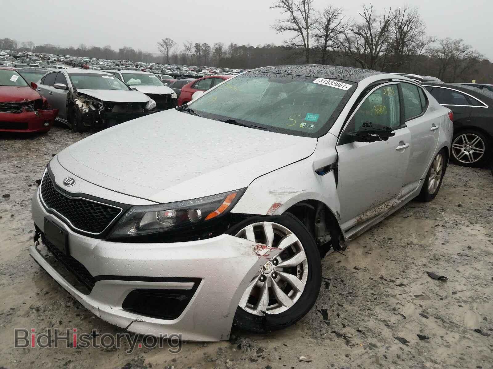2014 KIA OPTIMA - VIN: 5XXGN4A75EG332704 - Фото 2