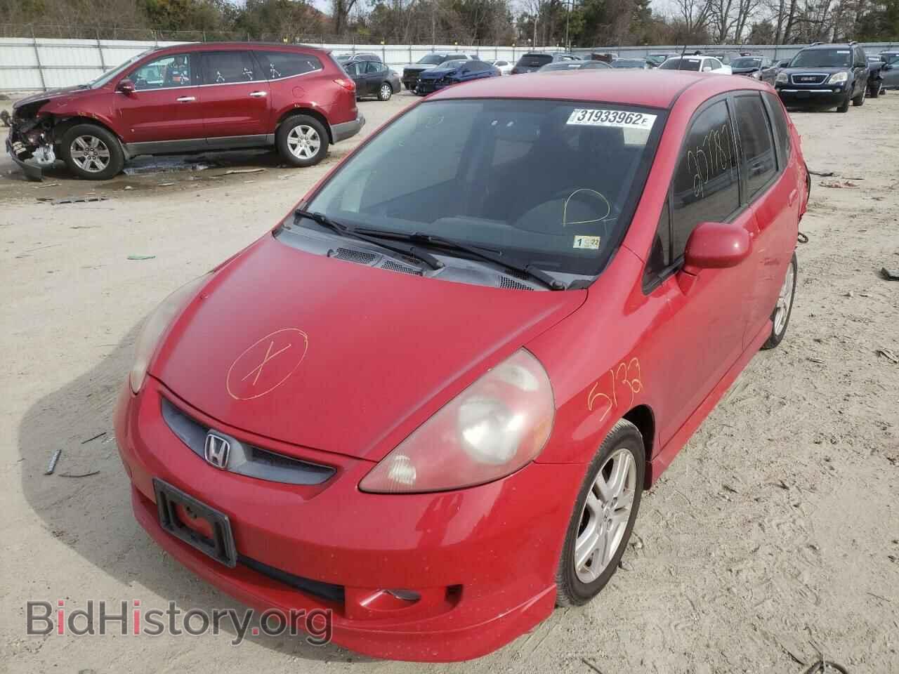 2007 HONDA FIT - VIN: JHMGD37647S067390 - Фото 2
