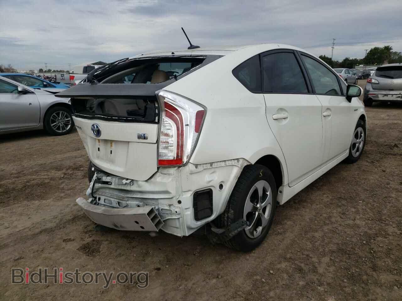 2014 TOYOTA PRIUS - VIN: JTDKN3DU4E1827896 - Фото 4