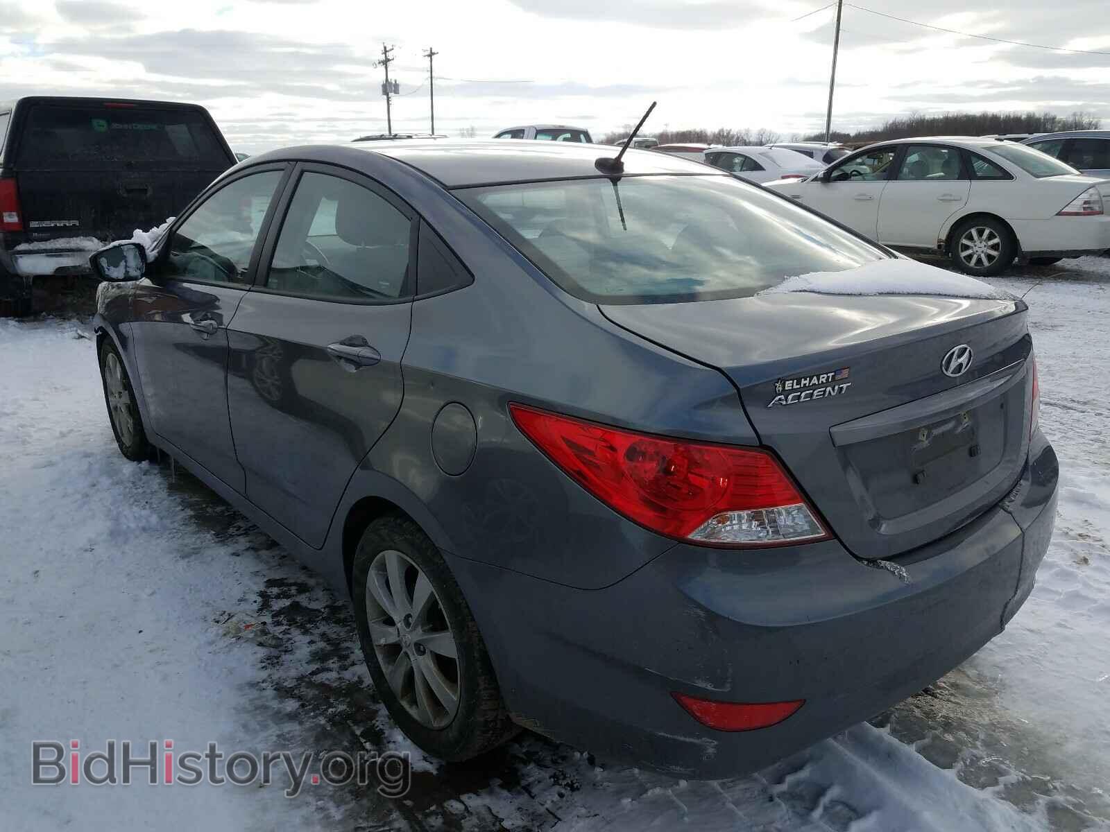 2014 HYUNDAI ACCENT - VIN: KMHCU4AE6EU748377 - Фото 3