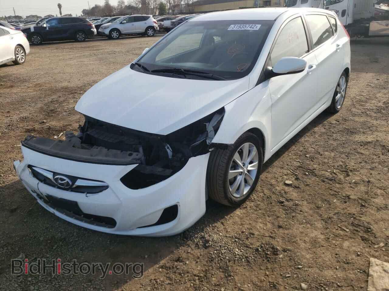 2014 HYUNDAI ACCENT - VIN: KMHCU5AE4EU145630 - Фото 2