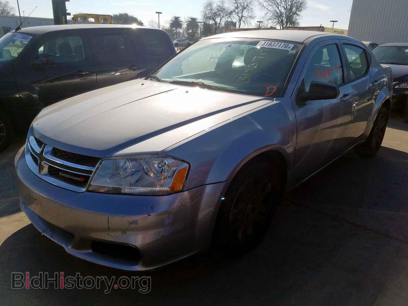 2013 DODGE AVENGER - VIN: 1C3CDZAB2DN725442 - Фото 2