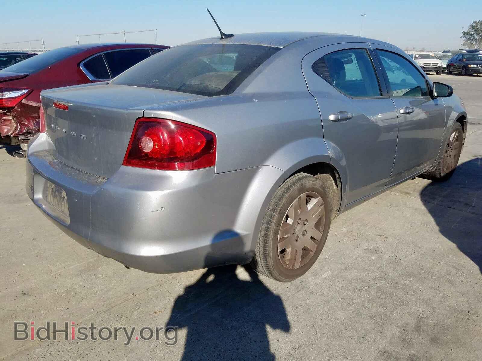 2013 DODGE AVENGER - VIN: 1C3CDZAB2DN725442 - Фото 4